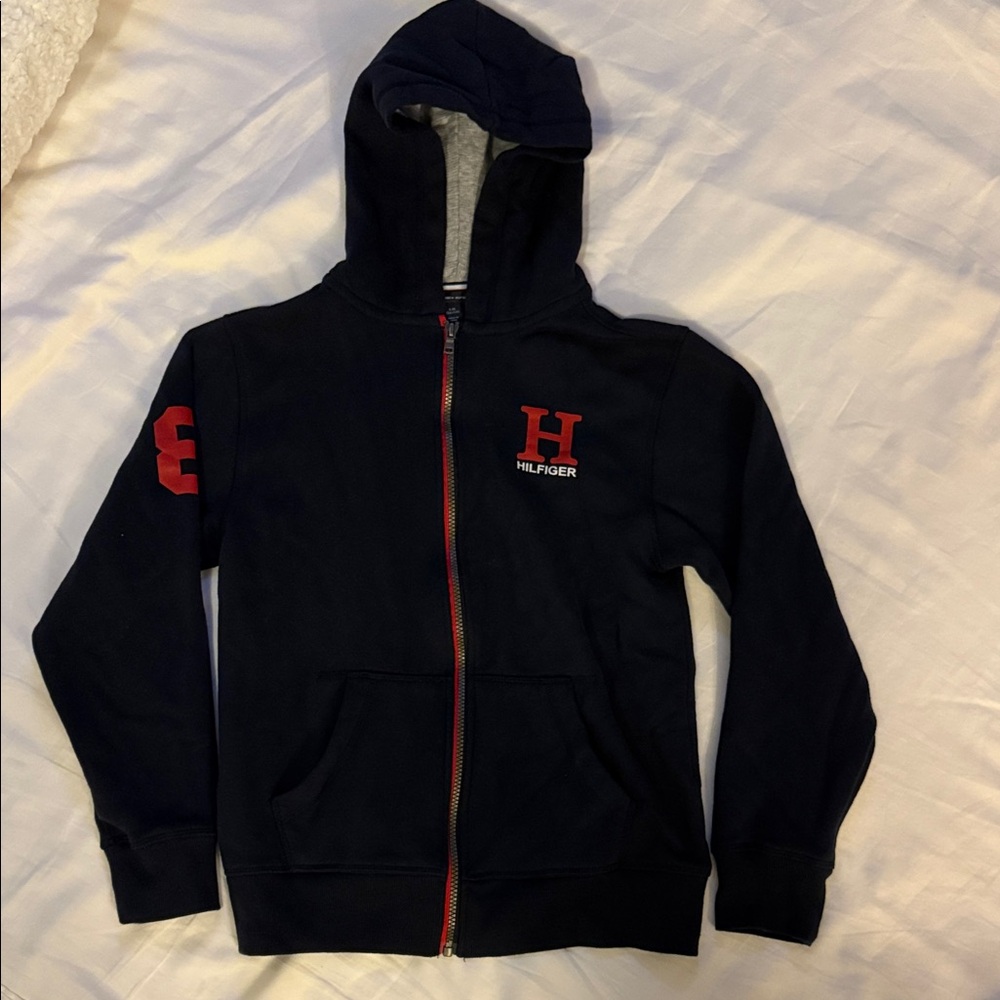 Tommy Hilfiger Kids Navy Zip-Up Hoodie